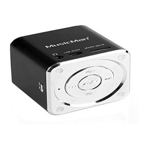 Tragbare Lautsprecher MusicMan Mini Soundstation, schwarz