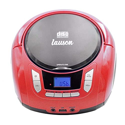 Tragbarer CD-Player LAUSON NXT962 mit LED-Discolichter
