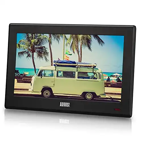 Tragbarer Fernseher August DA100D, 10” Tragbarer HD TV DVB-T2
