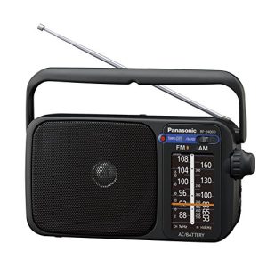 Portable radio Panasonic RF-2400DEG-K with handle