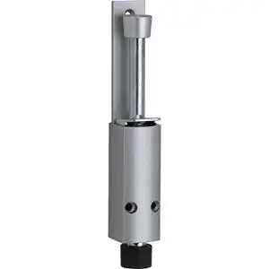 Türfeststeller DANNERT Hub 120 mm, 35 x 357 mm, Alu lackiert