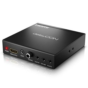 Upscaler deleyCON SCART zu HDMI Konverter m. Audio Extractor