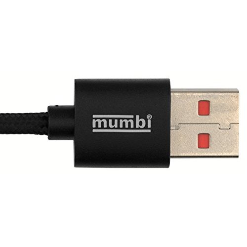 USB 2.0 auf USB-C mumbi Black Line USB Kabel USB A auf USB C