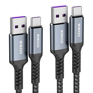 USB 2.0 auf USB-C Nimaso Huawei USB C Kabel 5A, 2Pack