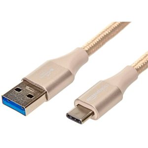 USB 3.0 auf USB-C Amazon Basics, doppelte Nylon-Schirmung