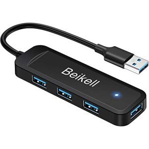 USB-C-Hub Beikell USB 3.0 Hub, 4 Port Ultra Slim USB Hub