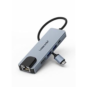 USB-C-Hub Lemorele MacBook M1 Adapter, 5 in 1 USB C Hub