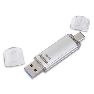 USB-C-Stick Hama 256GB mit USB 3.0 und USB 3.1-Type-C