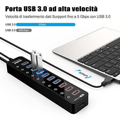 USB-Hub mit Netzteil atolla, HUB USB 3.0 Stromversorgung