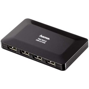 USB-Hub mit Netzteil Hama USB 2.0-Hub 4-fach Adapter