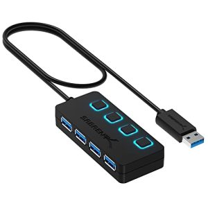 USB-Hub Sabrent USB HUB, 4-Port, USB 3.0 Hub, Power Schalter