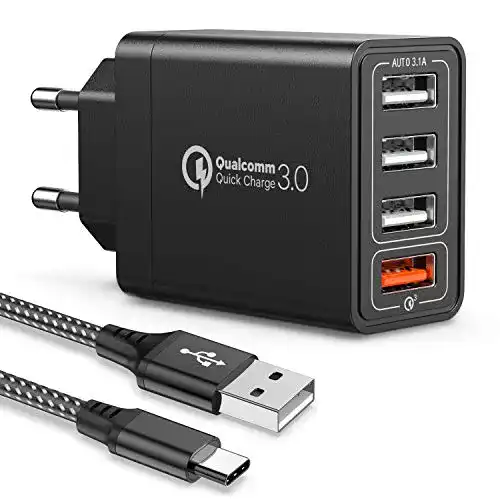 USB-Ladegerät IWAVION Quick Charge 3.0 USB Ladegerät