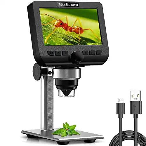 USB-Mikroskop YINAMA LCD Digital Mikroskop, 4,3 Zoll