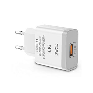USB-Schnellladegerät TOPK USB Ladegerät Quick Charge 3.0 18W