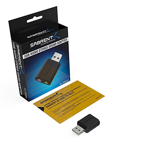 USB-Stick-Soundkarte Sabrent USB Externe Soundkarte