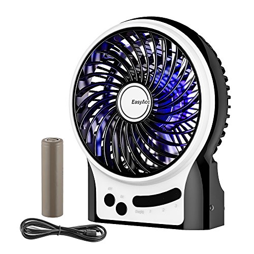 Die beste usb ventilator easyacc ventilatori da tavolo2600 mah mini Bestsleller kaufen
