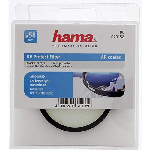 UV-Filter Hama 58mm Schutz-Filter mit 4-fach Vergütung