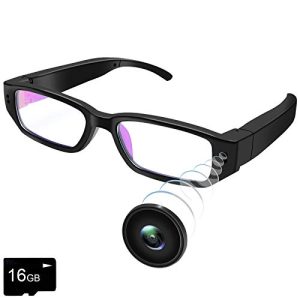 Videobrille UYIKOO Mini Kamera Brille, 1080P HD Brillenkamera