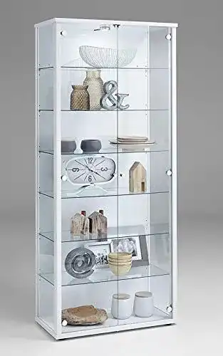 Vitrine Unbekannt FMD Möbel 122-101, 2-trg. SEAN 1 UP