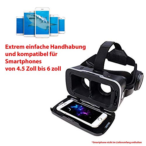 VR-Brille Tepoinn VR-3D Virtual Reality Brille, Universal