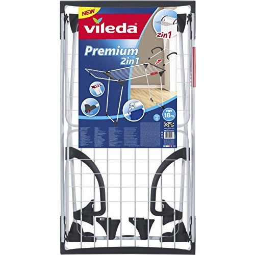 Wäscheständer mit Rollen Vileda Premium 2in1 Wäscheständer