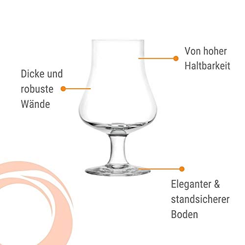 Whiskyglas Stölzle Lausitz Nosing Glas 194 ml, Whisky Gläser 6er
