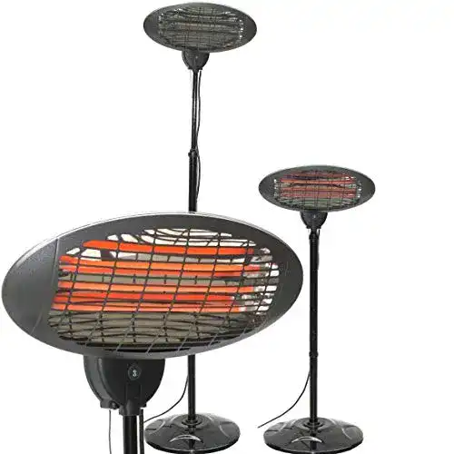 Wickeltisch-Heizstrahler mit Standfuß D+L Heizstrahler 2000W