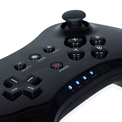 Wii-Controller QUMOX 2X Wireless Schwarz Joystick Gamepad Pro