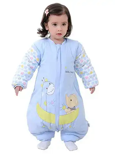 Winterschlafsack Baby Chilsuessy, mit Beinen Warm gefüttert