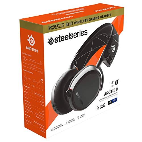 Wireless-Headset SteelSeries Arctis 9, Dual-kabellos, Gaming