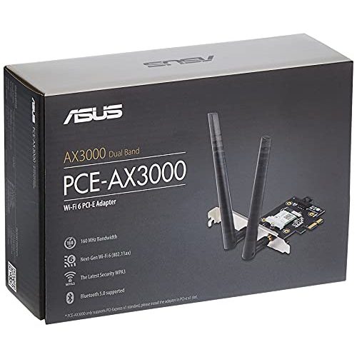 WLAN-Karte ASUS PCE-AX3000 PCIe-Karte, Bluetooth 5.0