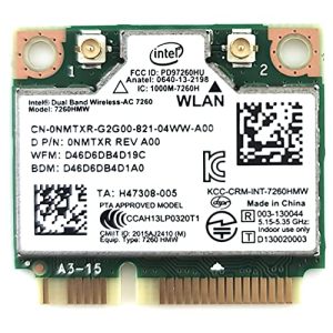 WLAN-Karte Intel 7260HMW AN Dual Band Wireless-AC 7260-PCIe