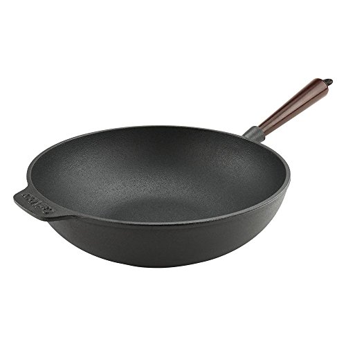 Die beste wok gusseisen carl victor wokpfanne pfanne 30 cm holzgriff Bestsleller kaufen