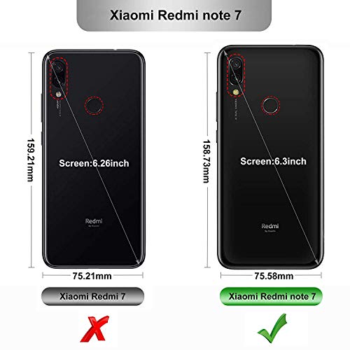 Xiaomi-Redmi-Note-7-Hülle Mulbess, Hülle Leder, Vintage Flip