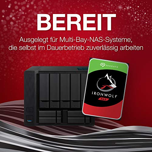 1TB-HDD Seagate IronWolf 1 TB interne Festplatte, NAS HDD