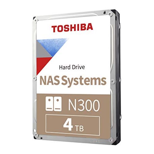 4TB-HDD Toshiba N300 NAS-Festplatte, 4 TB Interne 3,5-Zoll-SATA