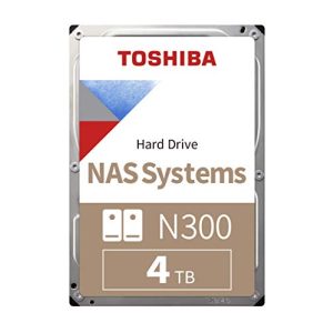 4TB-HDD Toshiba N300 NAS-Festplatte, 4 TB Interne 3,5-Zoll-SATA
