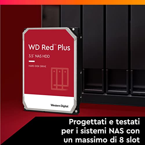 4TB-HDD Western Digital WD Red Plus 4 TB NAS 3.5″ Intern