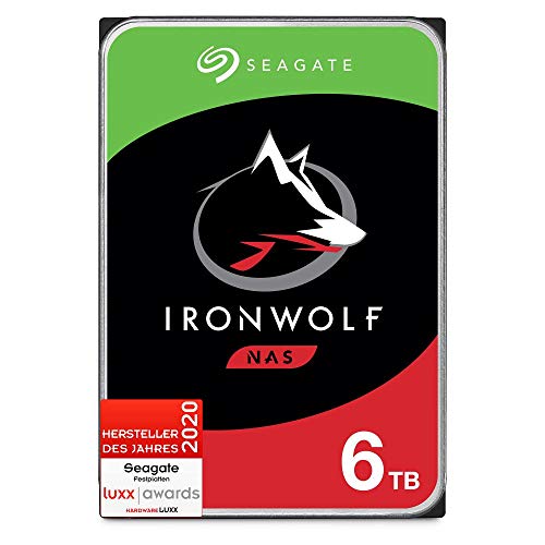 6TB-HDD Seagate IronWolf 6 TB interne Festplatte, NAS HDD