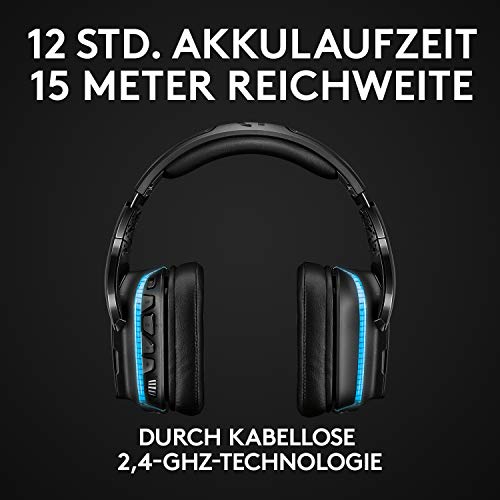 7.1-Headset Logitech G 935 kabellos mit LIGHTSYNC RGB