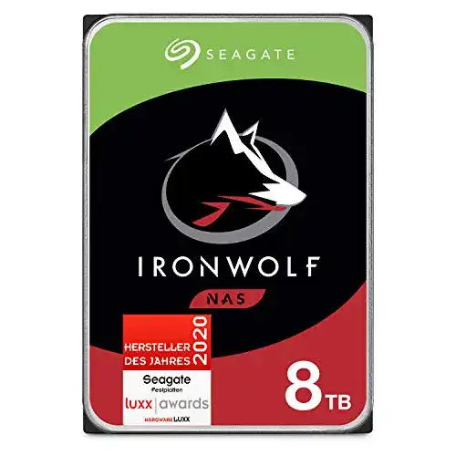 8TB-HDD Seagate IronWolf 8 TB interne Festplatte, NAS HDD