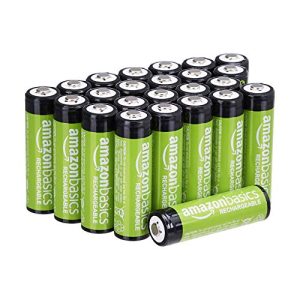 AA-Akku Amazon Basics AA-Batterien, wiederaufladbar, 24 Stück
