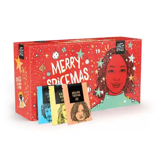 Adventskalender Just Spices Gewürz 2021, 24 Gewürzmischungen