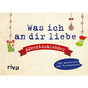 Adventskalender Riva Was ich an dir liebe, Hardcover-Ausgabe