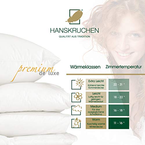 Bettdecke mit Übergröße Hanskruchen Premium de Luxe Daunen
