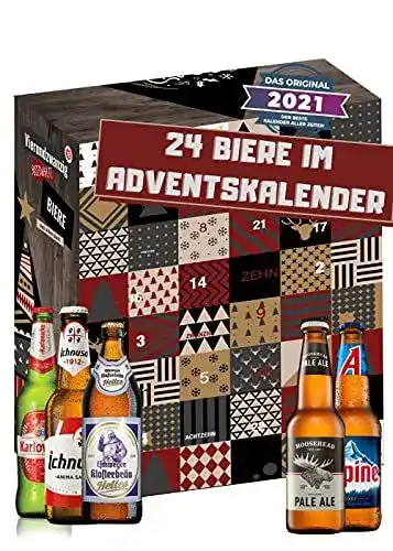Bier-Adventskalender Boxiland Adventskalender mit 24 Bieren