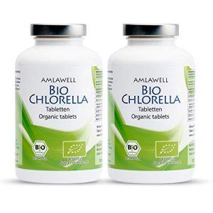 Bio-Chlorella Amlawell Bio Chlorella Tabletten, 500 g proteinreich