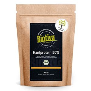 Bio-Hanfprotein Biotiva Hanfprotein Pulver Bio 1kg