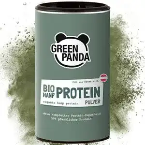 Bio-Hanfprotein Green Panda ® mit 50g pflanzlichem Eiweiß, 175g