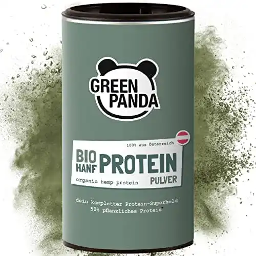 Bio-Hanfprotein Green Panda ® mit 50g pflanzlichem Eiweiß, 175g